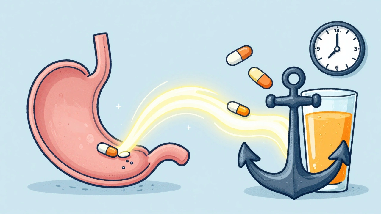 Thyroid pill absorbing properly vs. calcium supplement pulling hormone down.