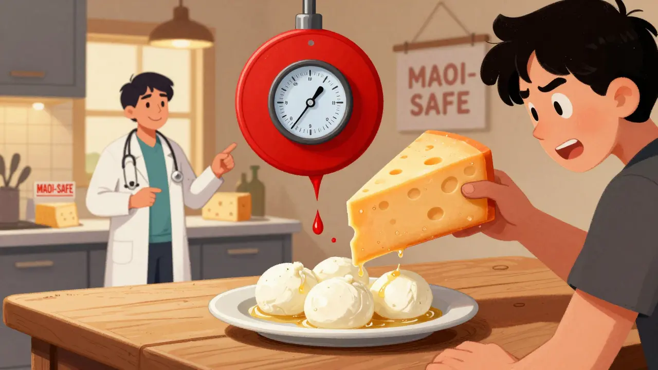 Aged Cheeses and Processed Meats: How They Interact Dangerously with MAOI Drugs