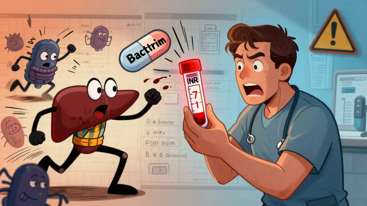 Trimethoprim-Sulfamethoxazole and Warfarin: Why INR Rises and How to Stay Safe