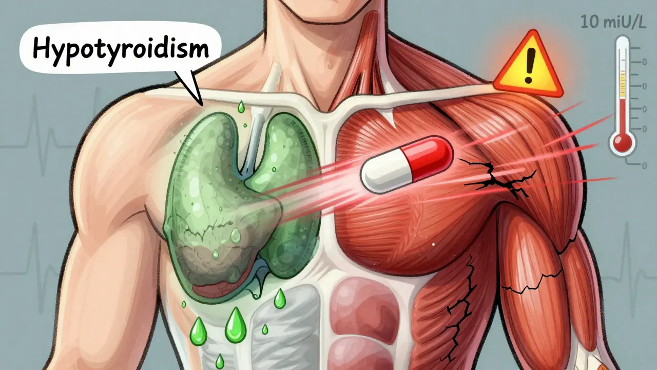 Hypothyroidism and Statins: How Thyroid Health Affects Muscle Risk