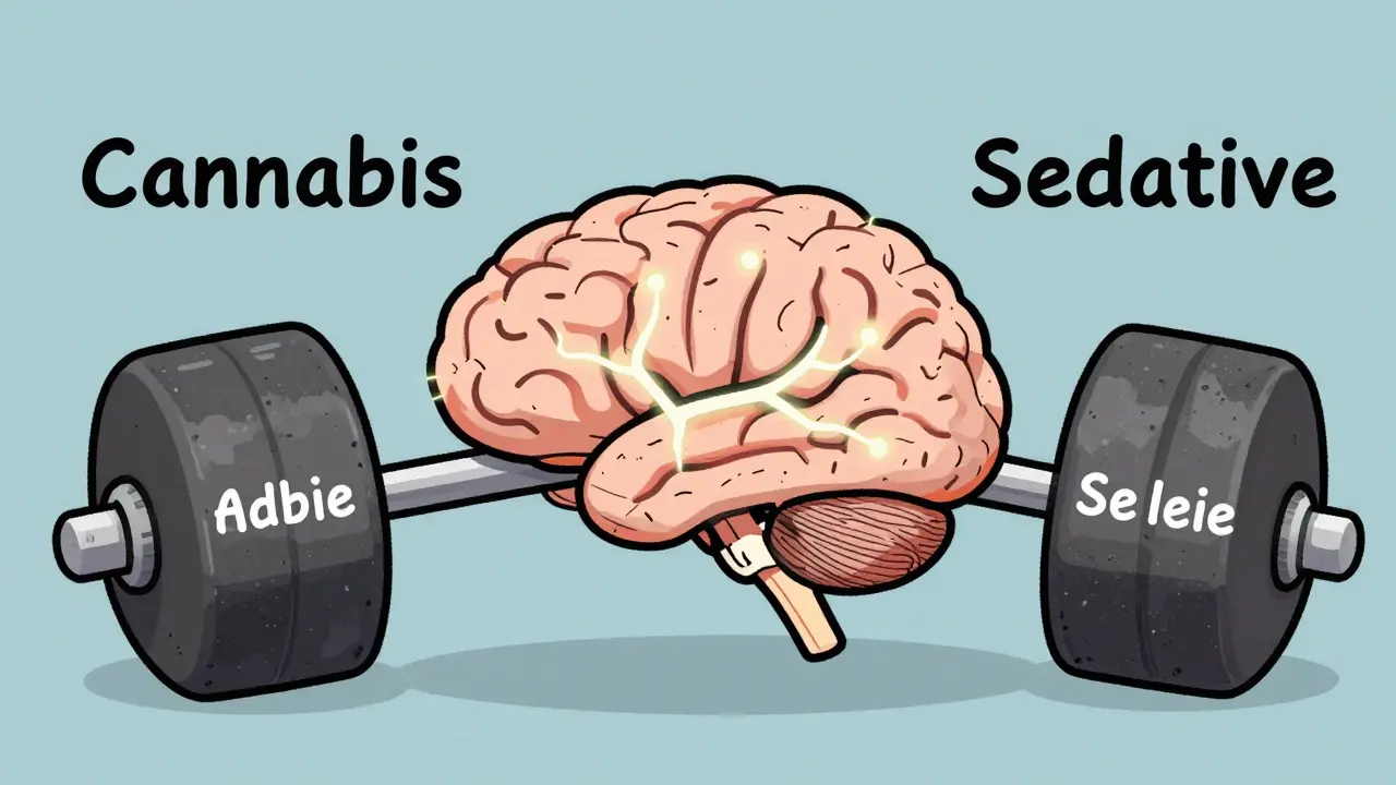 Cannabis and CNS Depressants: Understanding Additive Sedation Risks