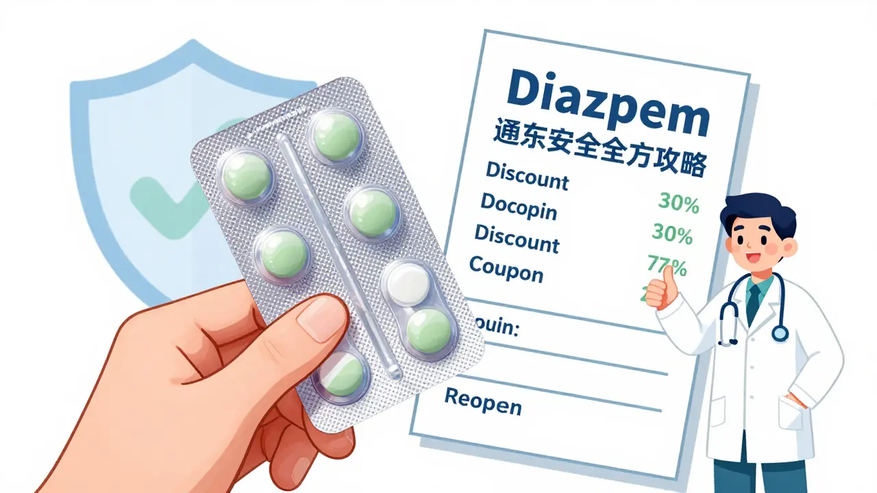 Generic medication pills with a receipt showing low costs