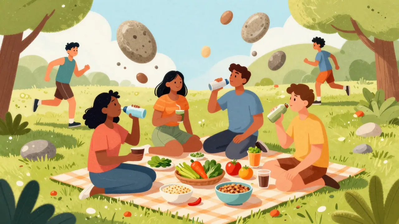 Healthy eating and exercise to prevent gallstones